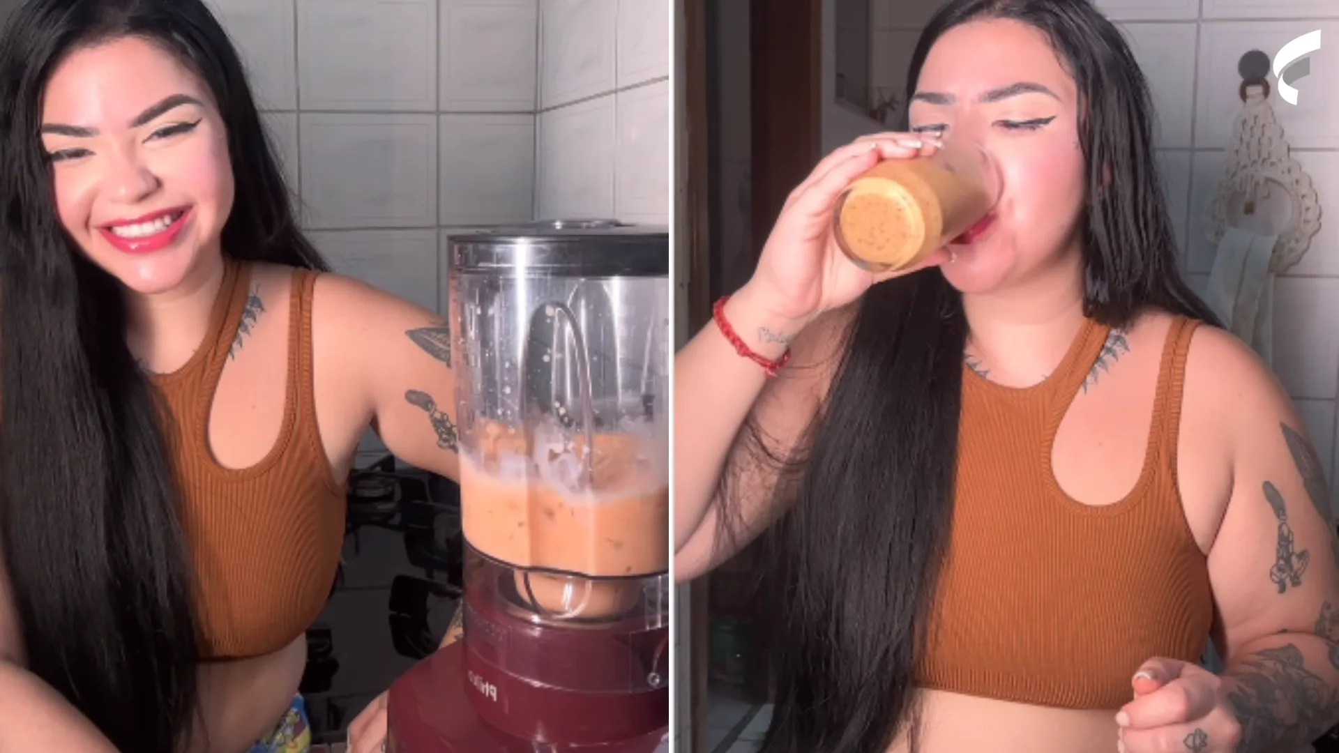 Influencer faz vitamina para emagrecer 3 kg em 1 dia. Veja receita