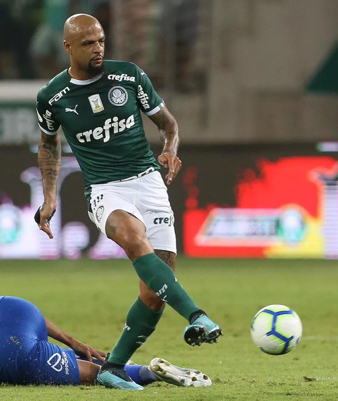 Volante Felipe Melo admite atuação ruim, mas celebra novo jogo do Palmeiras sem tomar gol