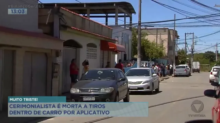 Cerimonialista é morta a tiros dentro de carro por aplicativo em Cariacica