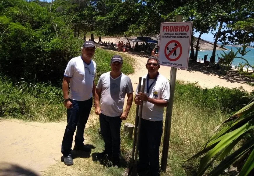 Alerta verão: Churrasco nas praias continua proibido em Guarapari