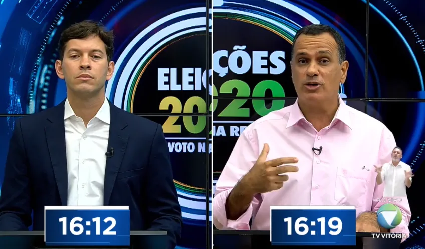 Vídeos: candidatos em Vila Velha falam sobre ataques em debate na Rede Vitória