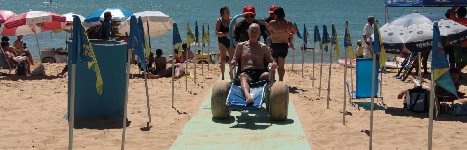 Verão 2016: Projetos levam pessoas com mobilidade reduzida ao mar