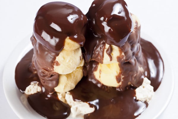 Receita de profiteroles