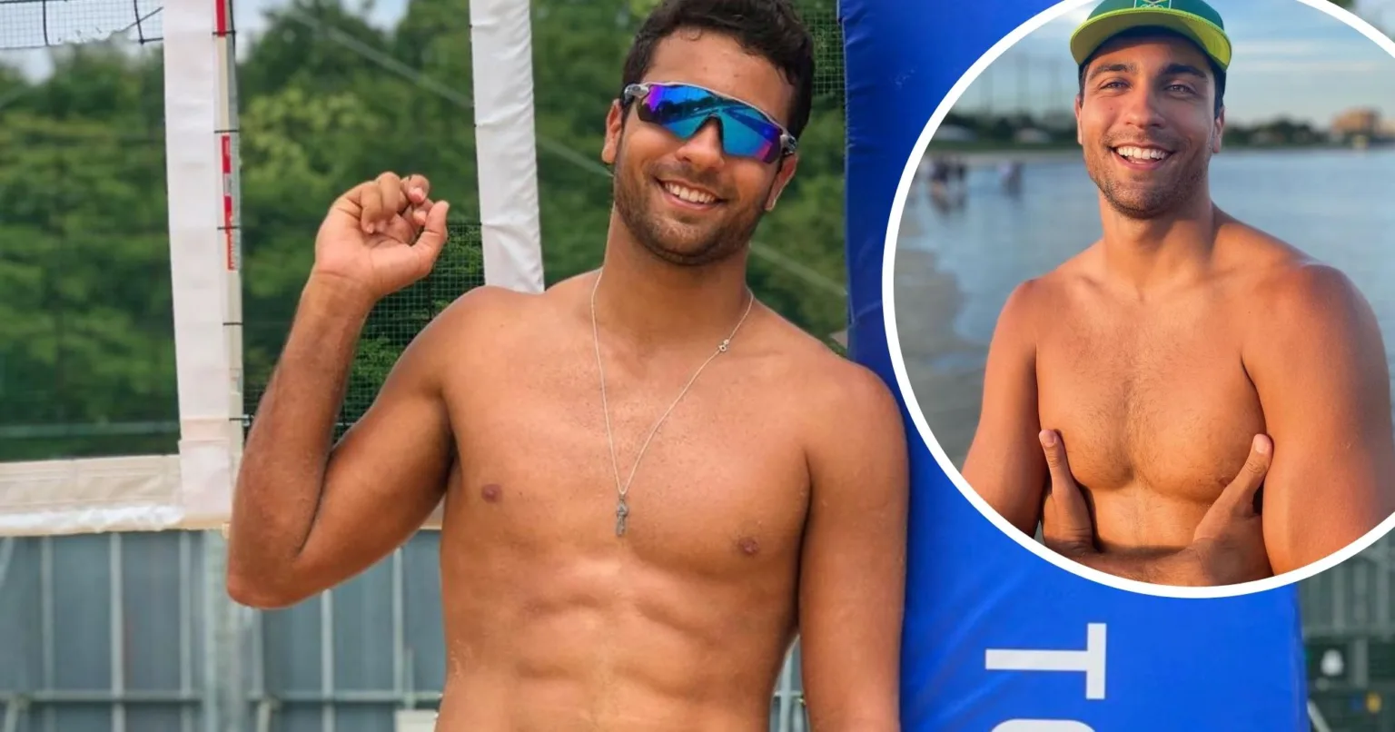 VÍDEO | Após cantada de Anitta, galã do vôlei do ES fala sobre o namorado e assédio