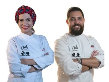 Diego Medeiros e Claudia Marriel duelam para permanecer no reality Chef de Família