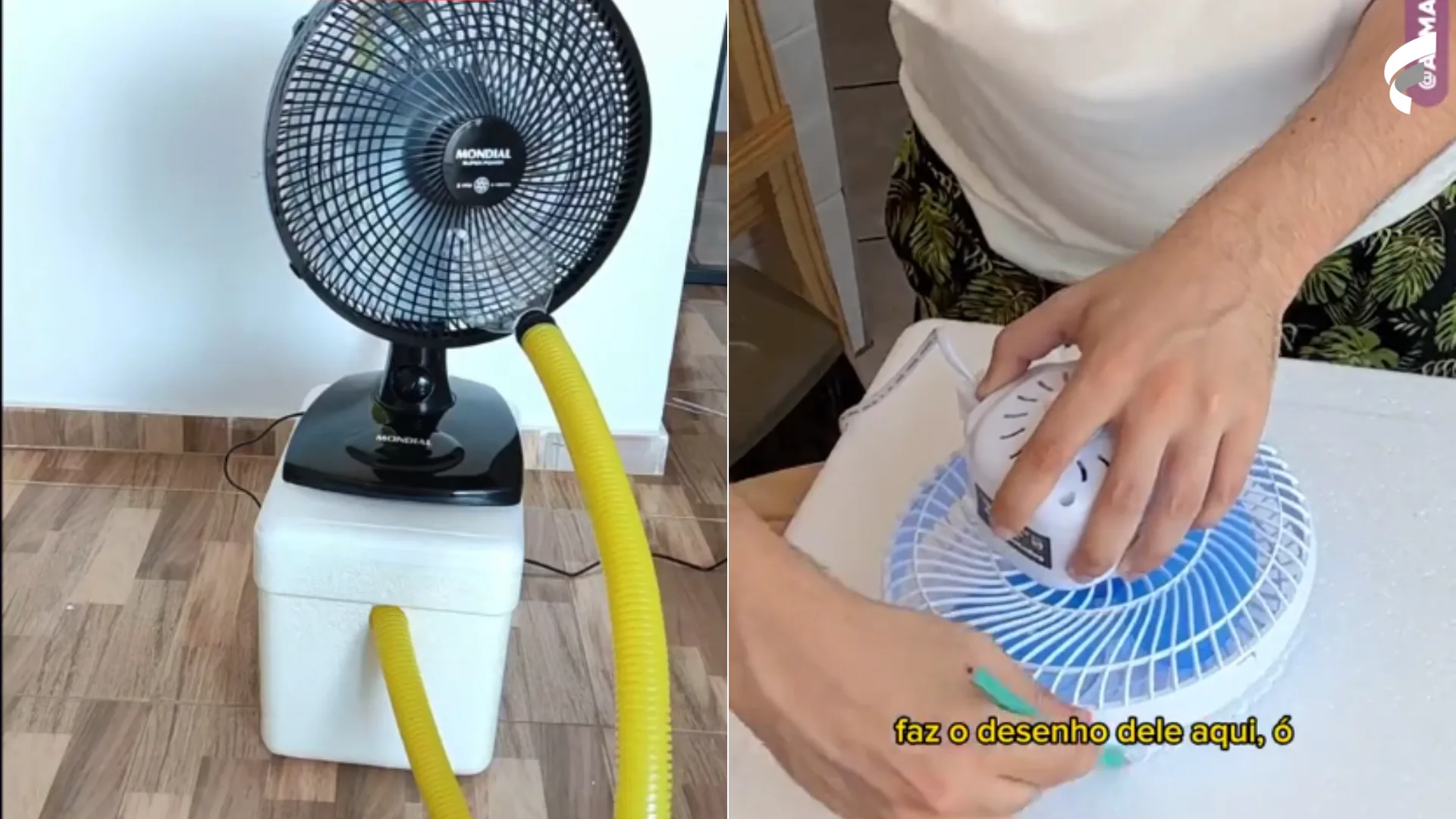 Quer diminuir o calor? Conheça o truque do ar-condicionado caseiro: "Trincando"