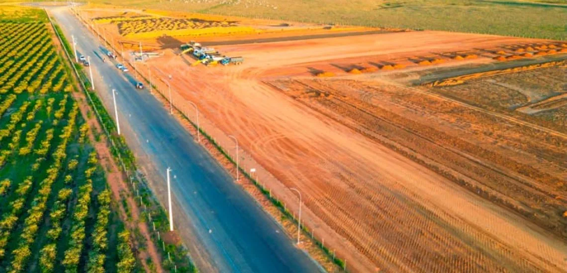 indústria de embalagens: novo parque fabril da Tocantins sendo construído em Linhares 