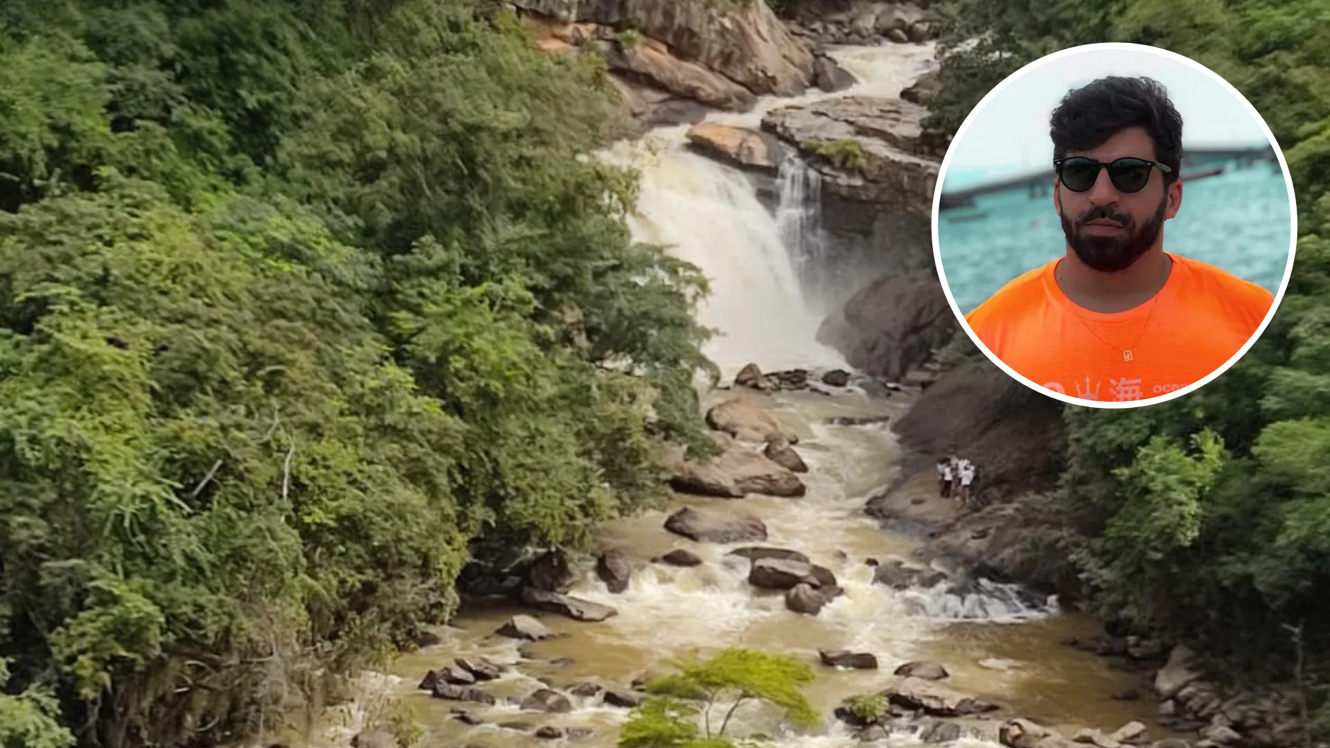 Lutador continua desaparecido após pular em cachoeira no Sul do ES