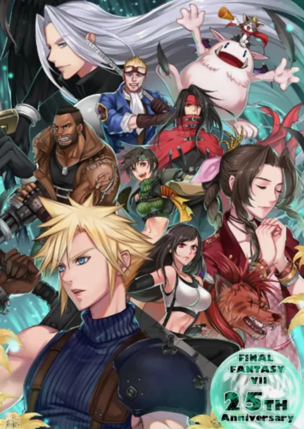 Final Fantasy VII ganha galeria de arte virtual em seu 25º aniversário