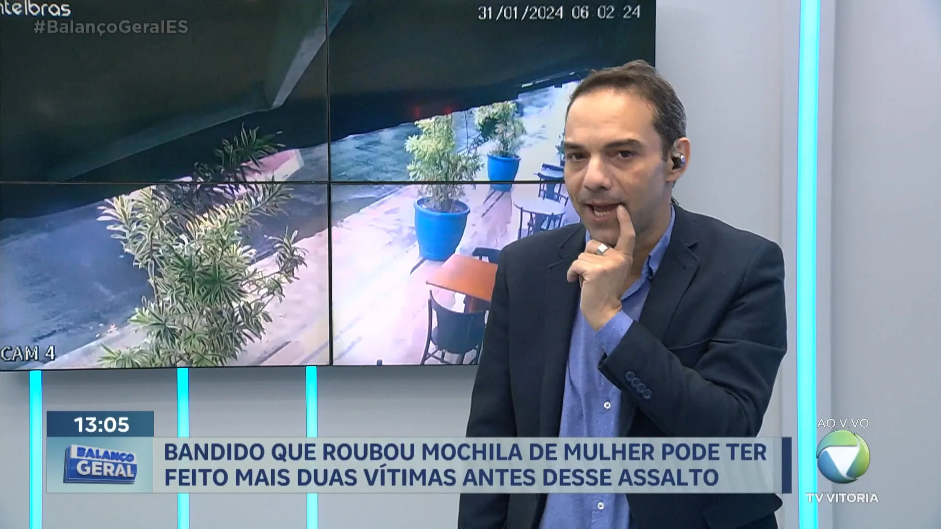 Bandido que roubou mochila de mulher pode ter feito mais duas vítimas antes desse assalto