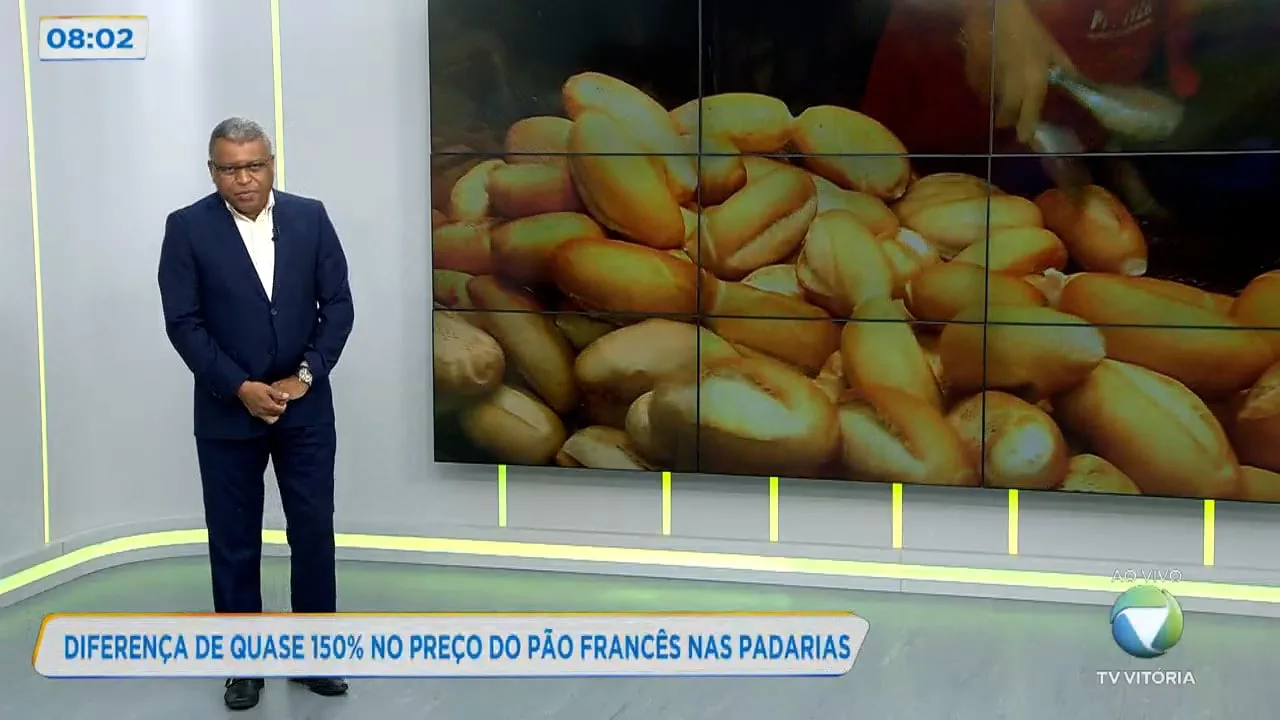 Diferença de preço do pão francês