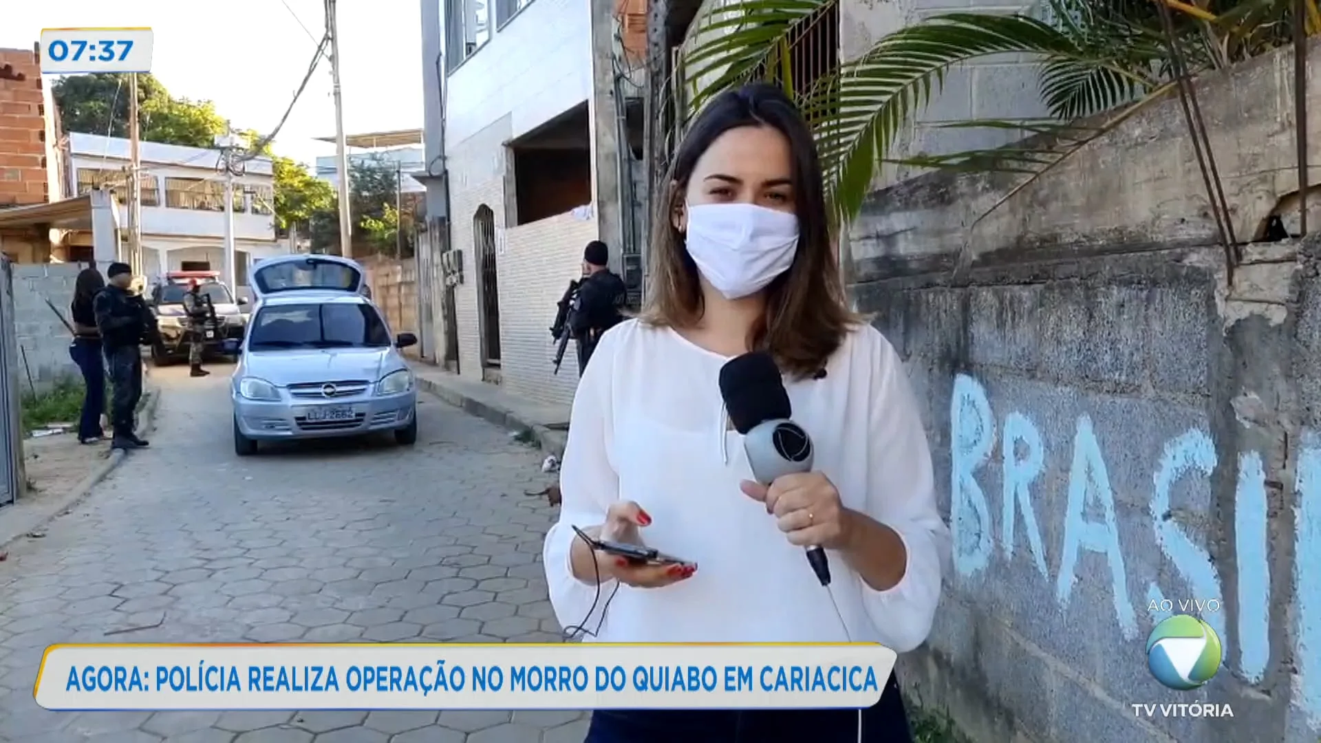 Polícia faz operação no Morro do Quiabo em Cariacica