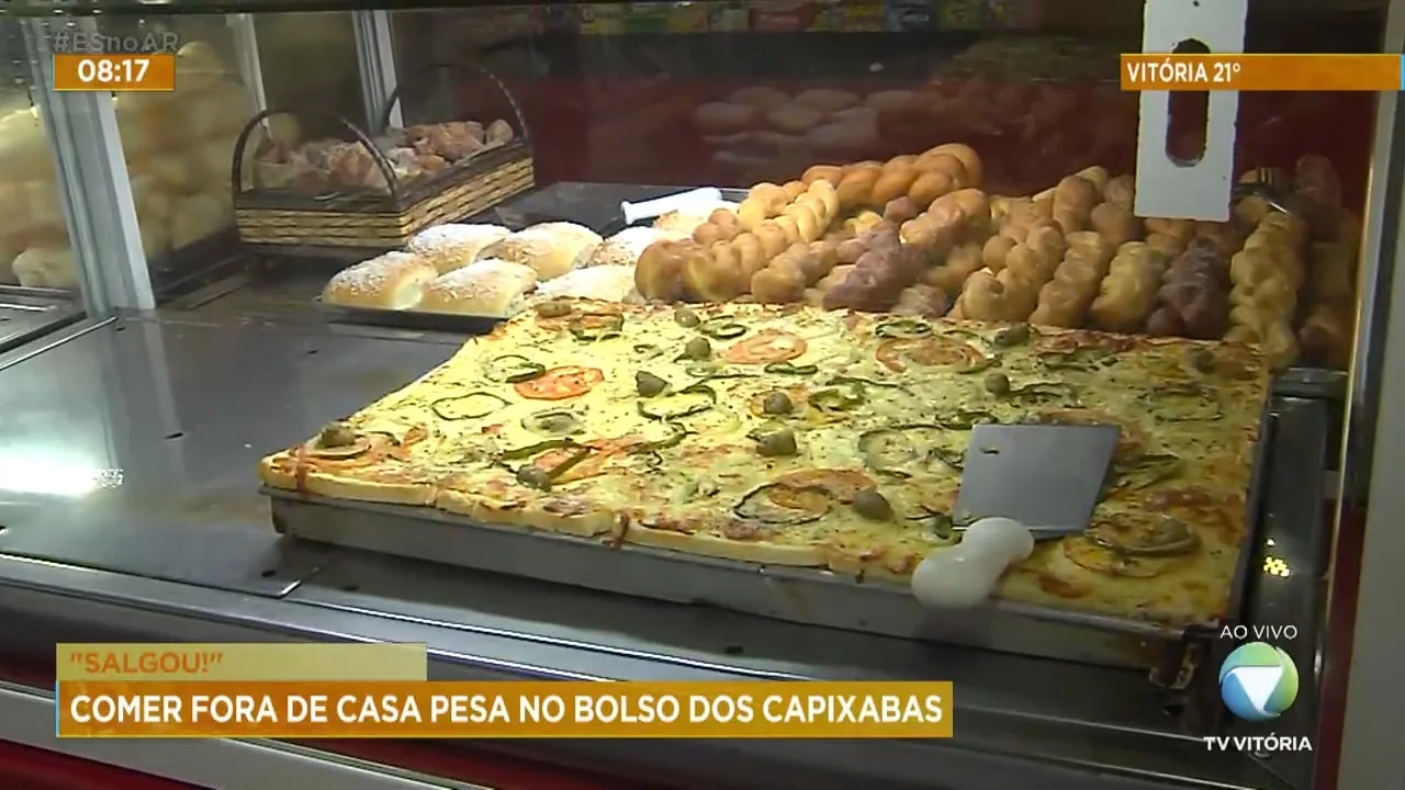 Comer fora de casa pesa no bolso dos capixabas