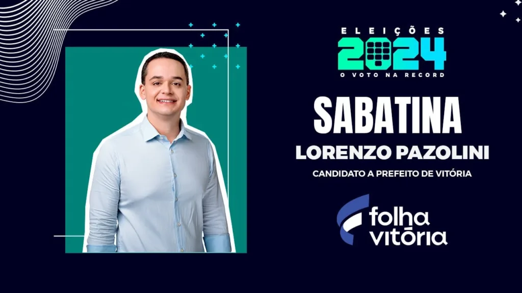 Sabatina de candidatos de Vitória: veja a entrevista de Lorenzo Pazolini