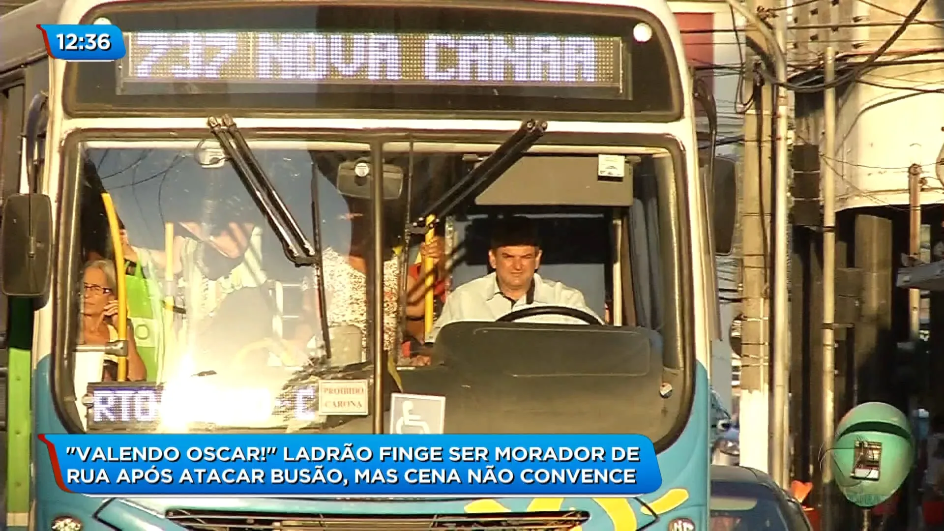 NOVELA! Ônibus é assaltado no centro de Vitória