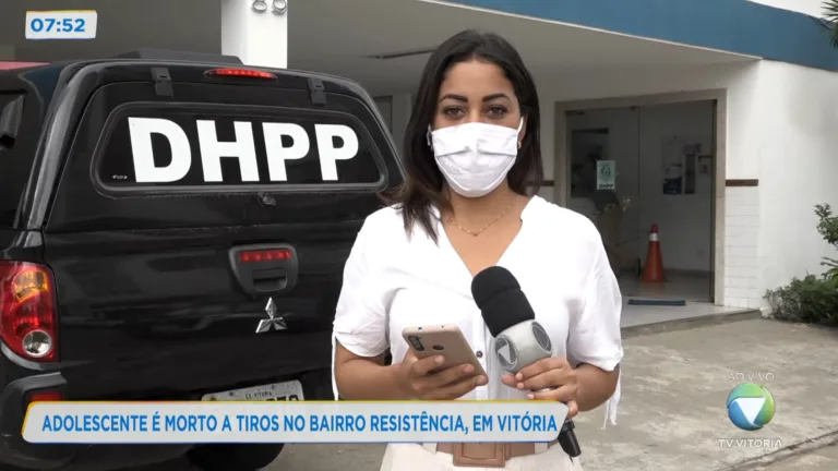 Adolescente é morto a tiros no bairro Resistência, em Vitória