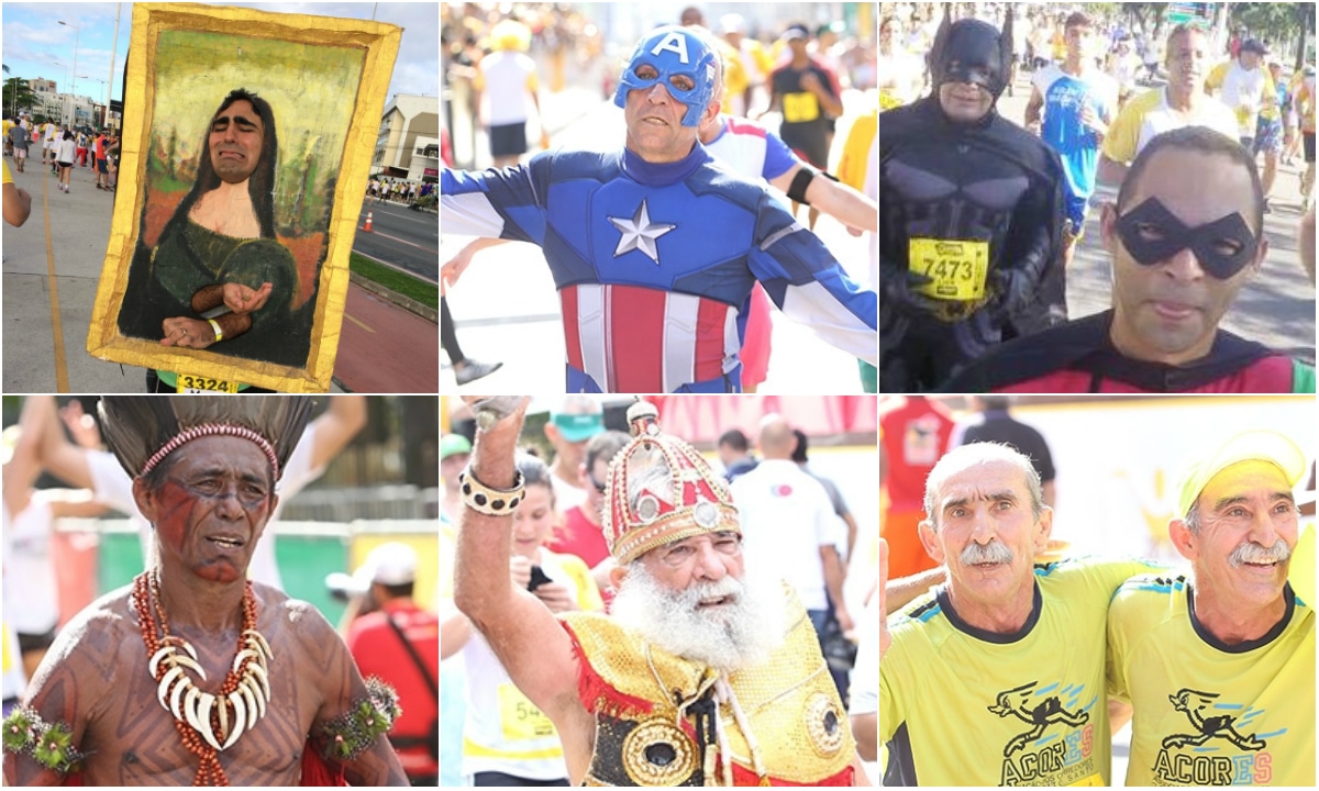 Mona Crise, Capitão América, índio e os gêmeos corredores: os personagens da Dez Milhas Garoto