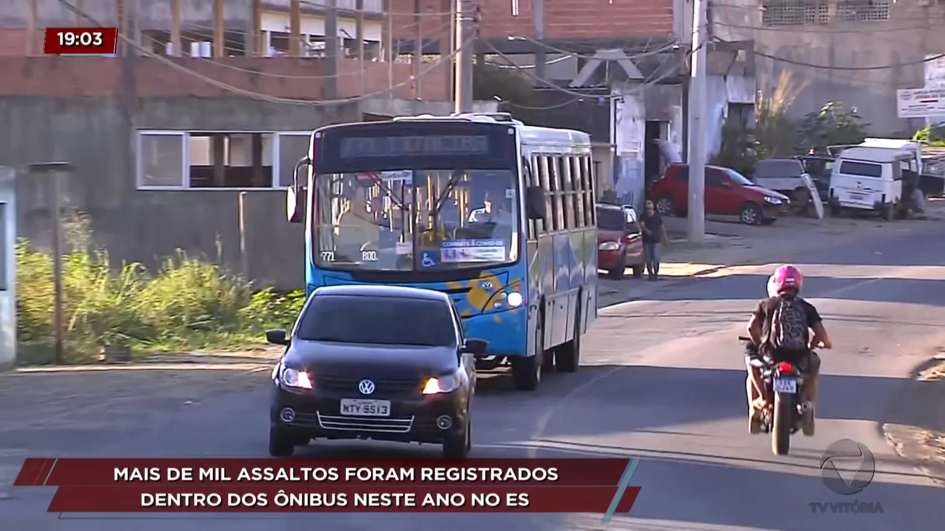 Mais de mil assaltos foram registrados dentro dos ônibus neste ano no ES