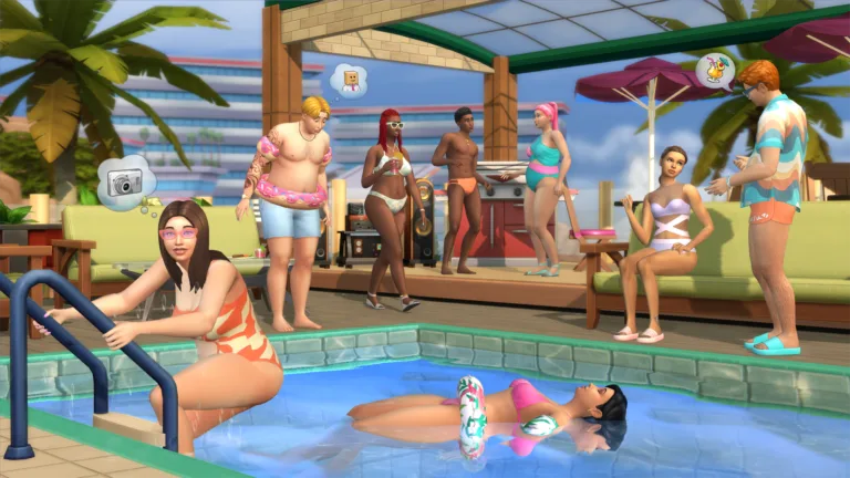 The Sims 4 revela os kits Estrela da Piscina e Luxo Moderno