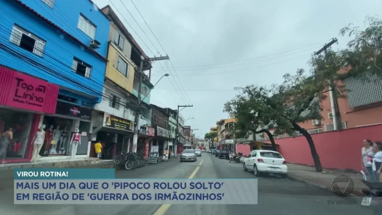 Mais um dia em que o'pipoco rolou solto' em região de guerra entre traficantes