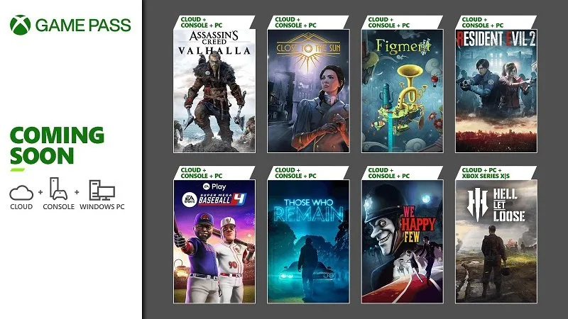 Game Pass: sai GTA V, chegam Resident Evil 2 e Assassin’s Creed Valhalla