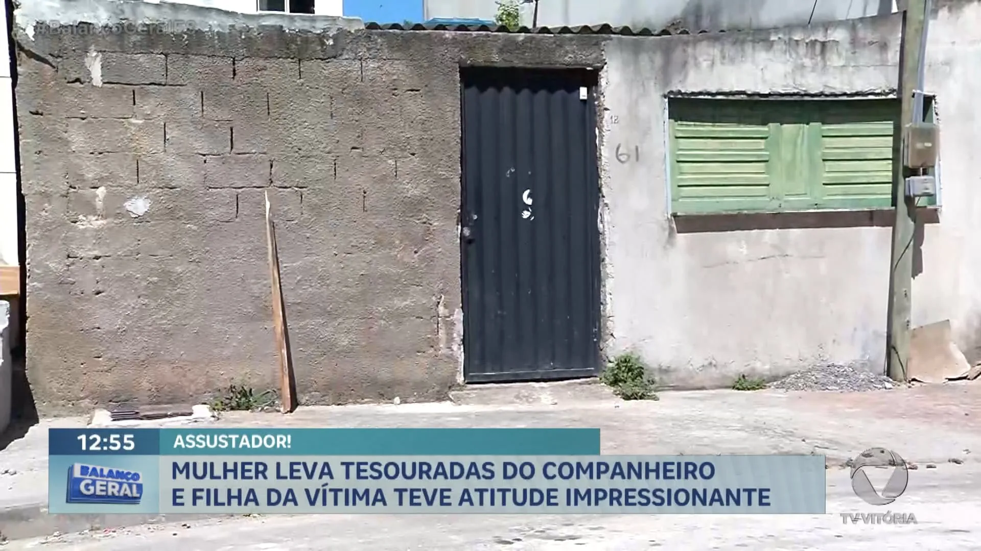 Mulher leva tesouradas do companheiro e filha da vítima teve atitude impressionante