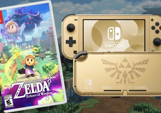 Nintendo apresenta Switch Lite dourado: Hyrule Edition