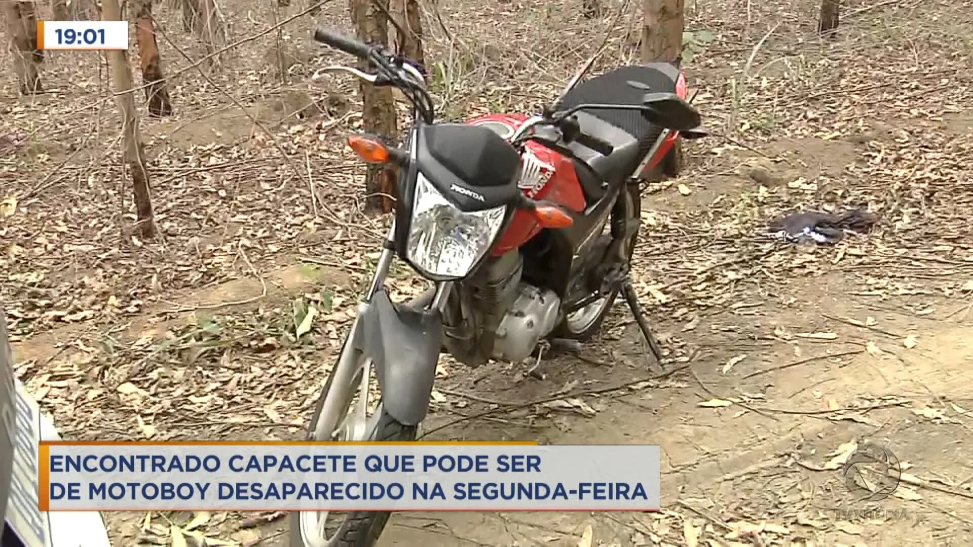 Encontrado capacete que pode ser de motoboy desaparecido