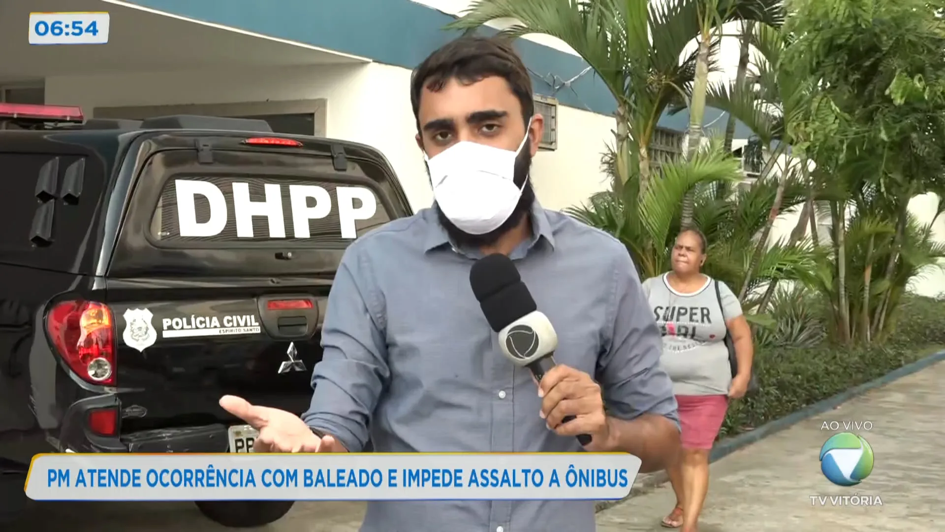 PM atende ocorrência com baleado e impede assalto a ônibus