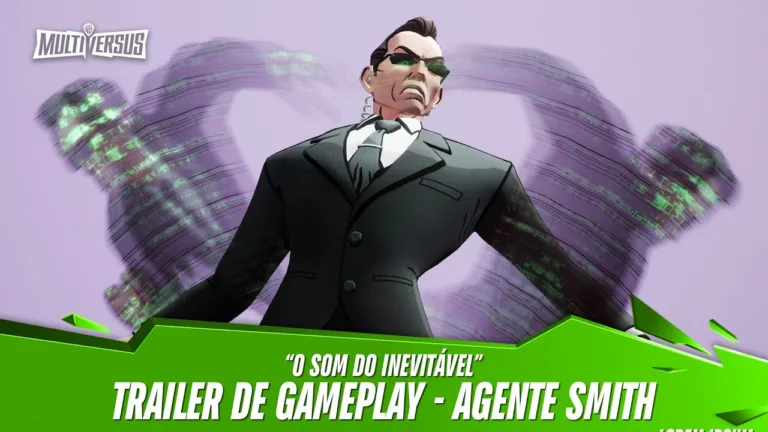 Novo trailer de MultiVersus revela gameplay do Agente Smith