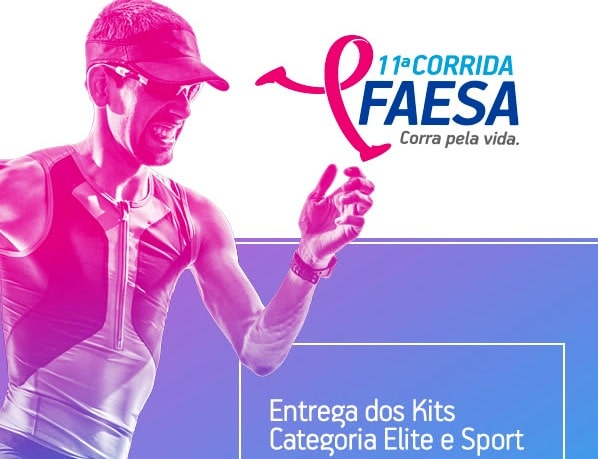 Kits da Corrida FAESA serão entregues neste sábado