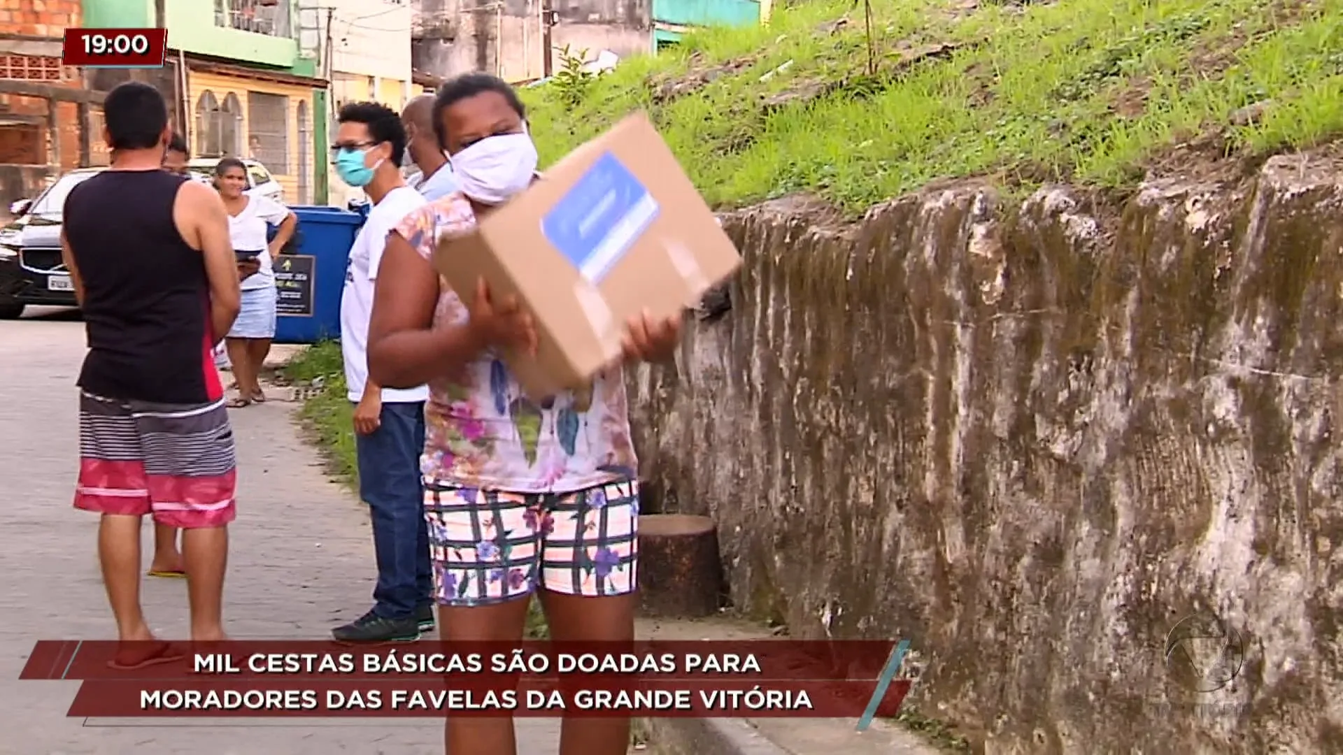 1.000 cestas básicas são doadas para moradores de favelas da Grande Vitória