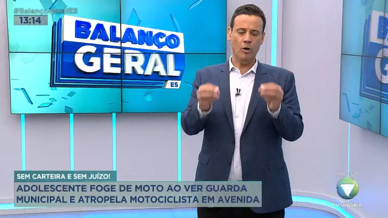 Adolescente em fuga atropela motoboy em Vila Velha