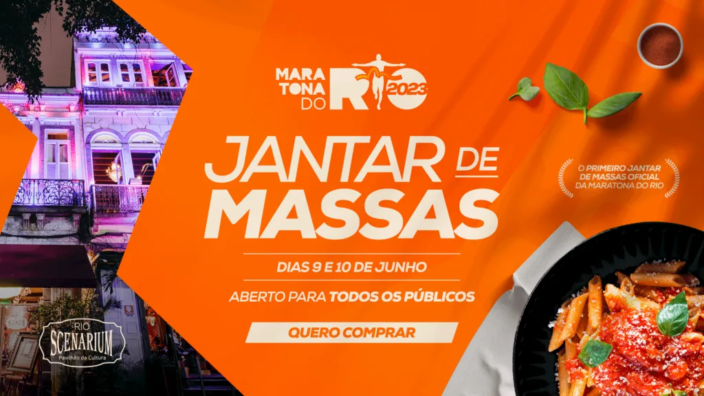 Maratona do Rio promove confraternização com Jantar de Massas