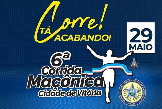 Corrida Maçônica encerra inscrições no próximo domingo