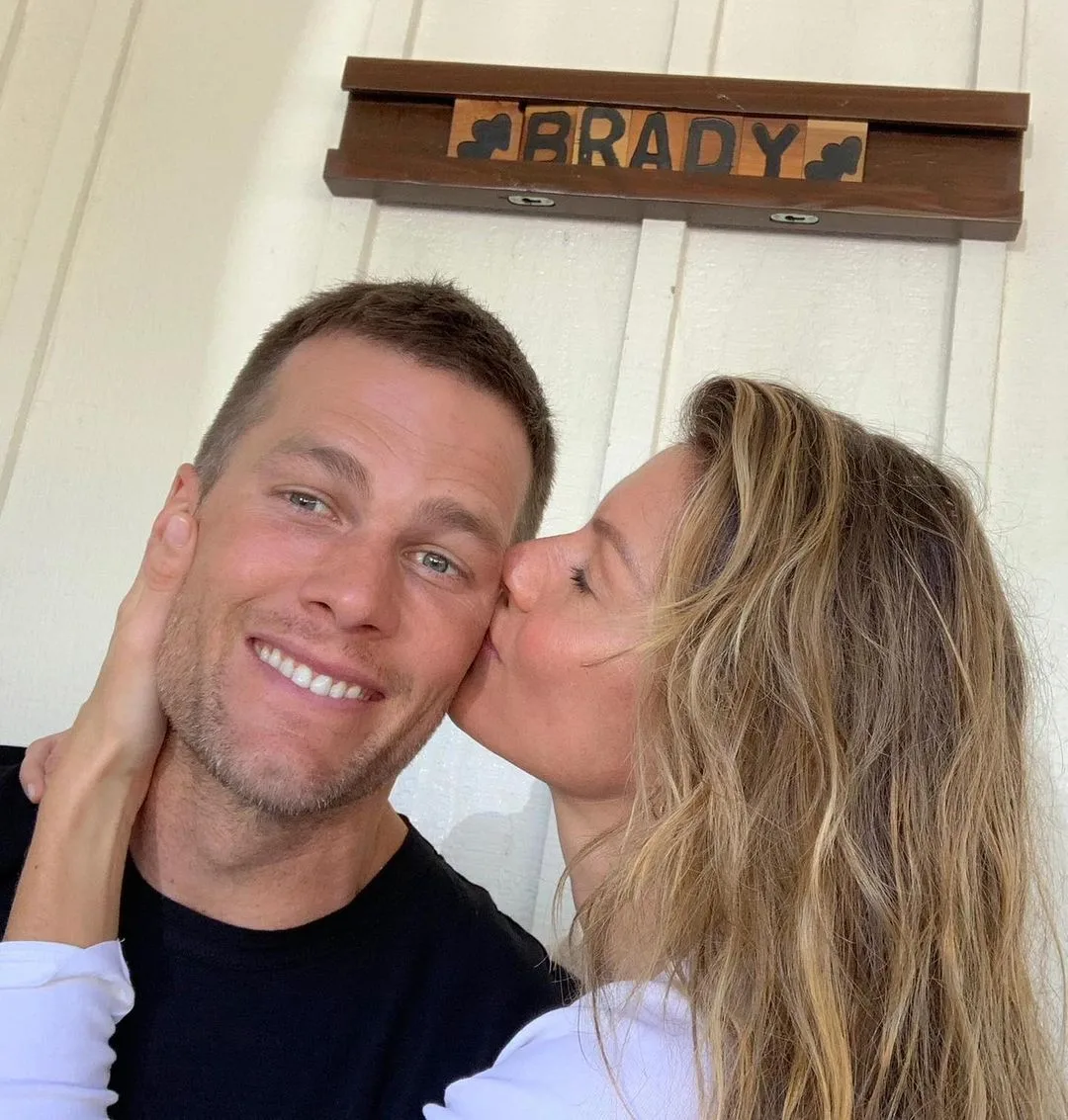 Gisele Bündchen faz declaração para Tom Brady em português