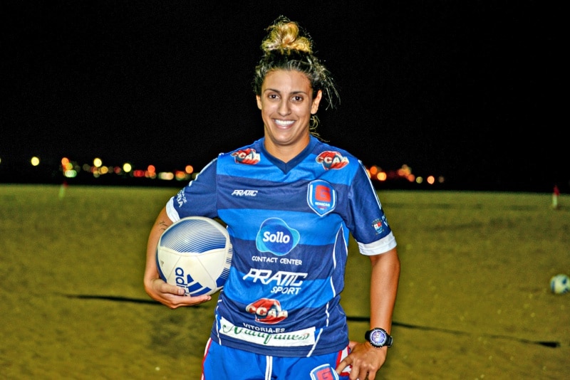 Treinamento Beach Soccer Feminino