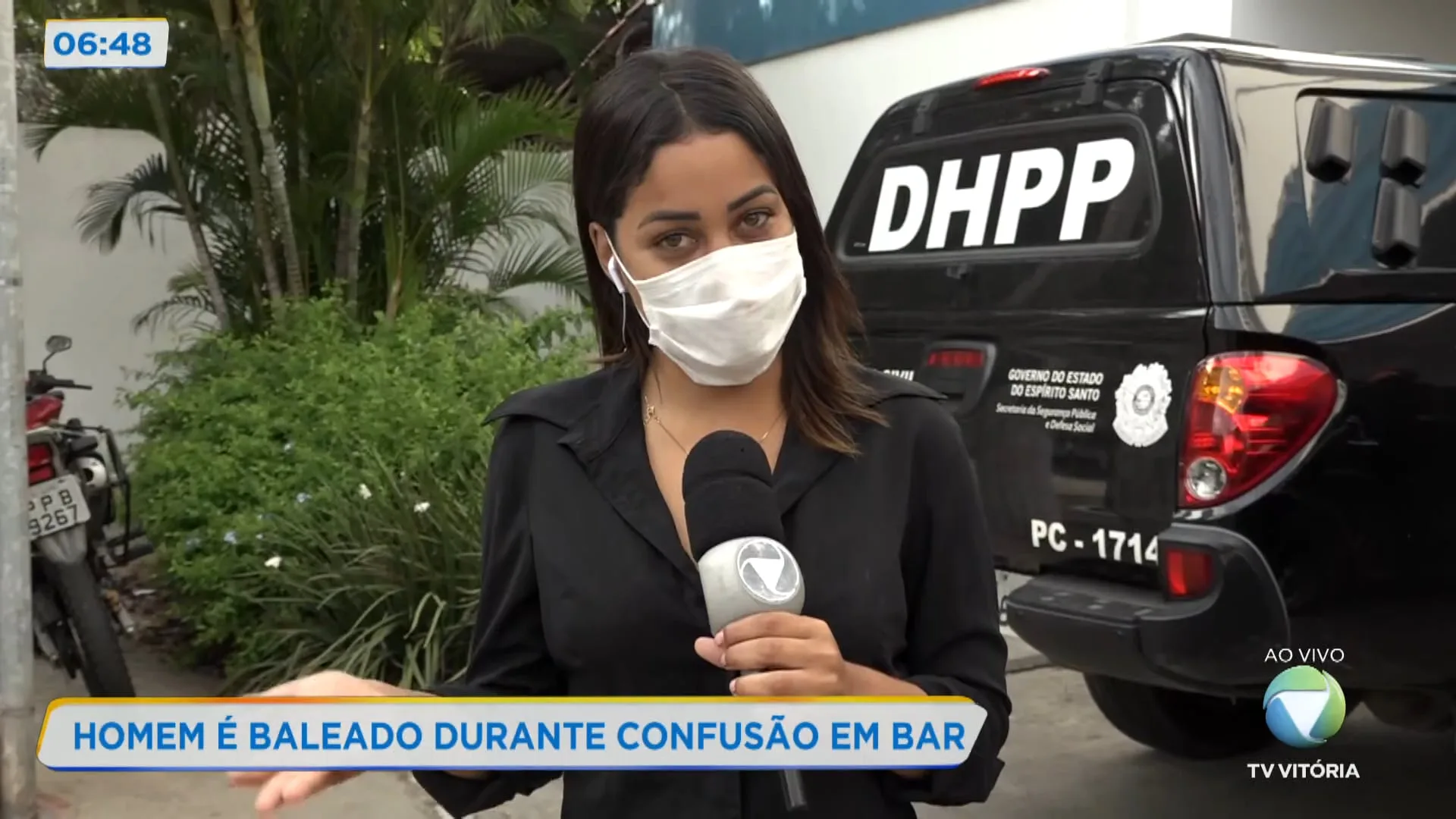 Homem é baleado durante confusão em bar