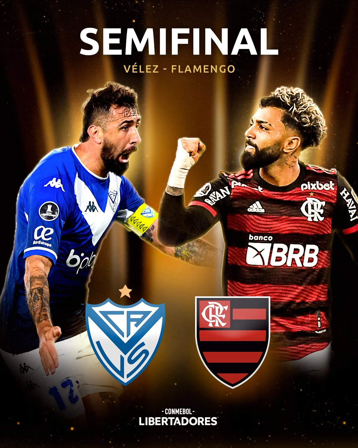 Libertadores: Flamengo encara Vélez Sarsfield na semifinal