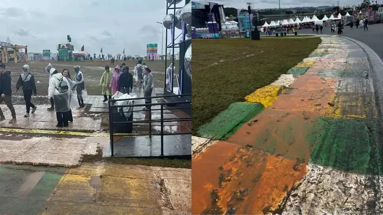 Lollapalooza 2024: 2º dia começa vazio e com chuva. Veja programação