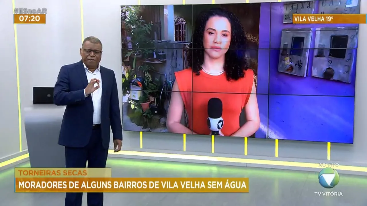 Moradores de bairros de Vila Velha sem água