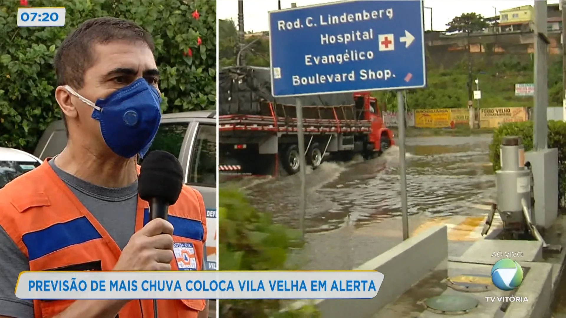 Previsão de mais chuva coloca Vila Velha em alerta