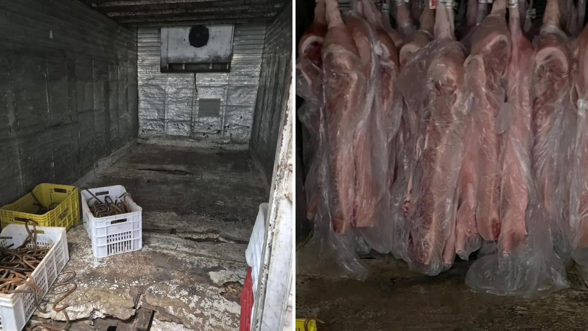 Ferrugem e sem refrigeração: frigorífico vendia carne imprópria para restaurantes