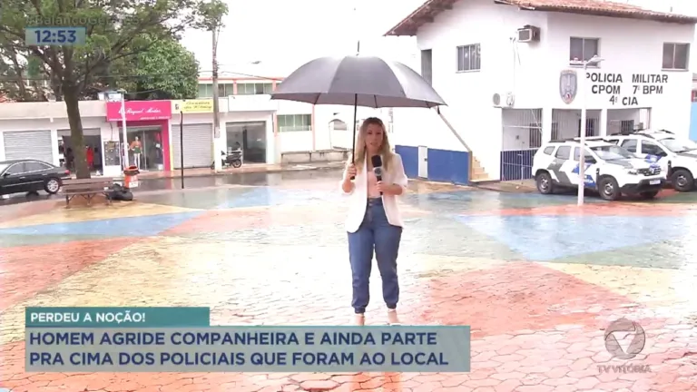 Mulher é agredida pelo companheiro na frente dos filhos, em Cariacica