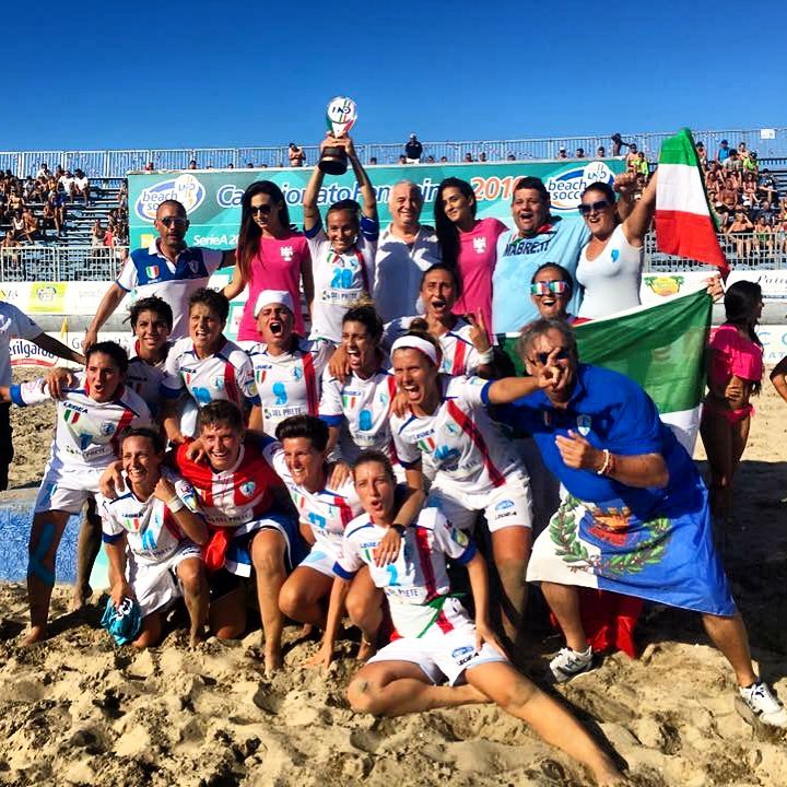 Noele Bastos conquista o Campeonato Italiano de futebol de areia