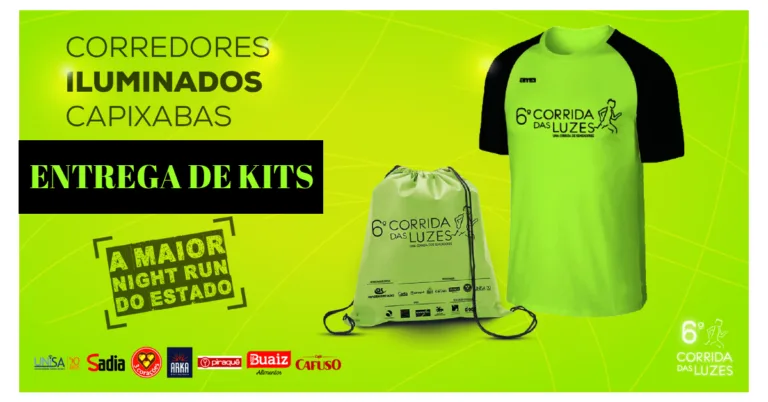 Vá buscar a sua camisa que acende! Entrega de kits da Corrida das Luzes começa nesta 6ª feira