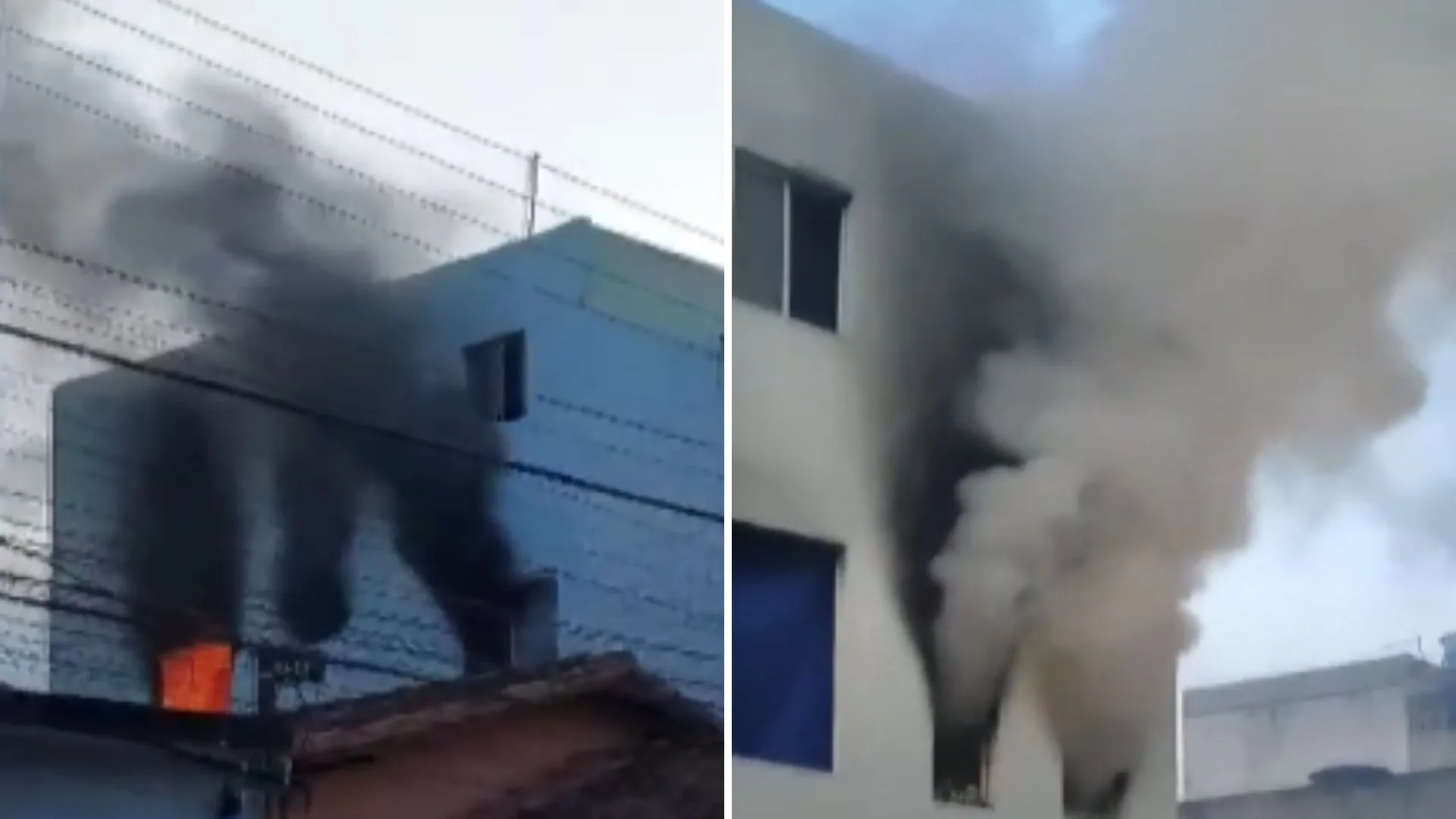 VÍDEO | Apartamento pega fogo em Vila Velha após moradora colocar celular para carregar