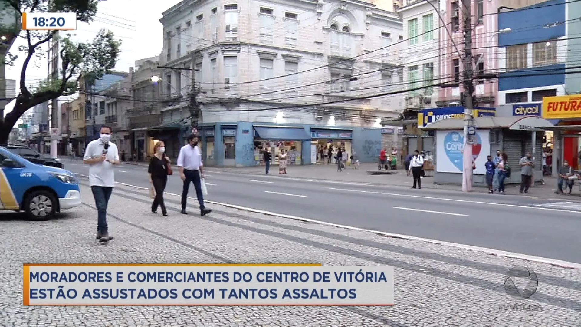 Quase 1800 pessoas foram roubadas nas ruas de Vitória neste ano