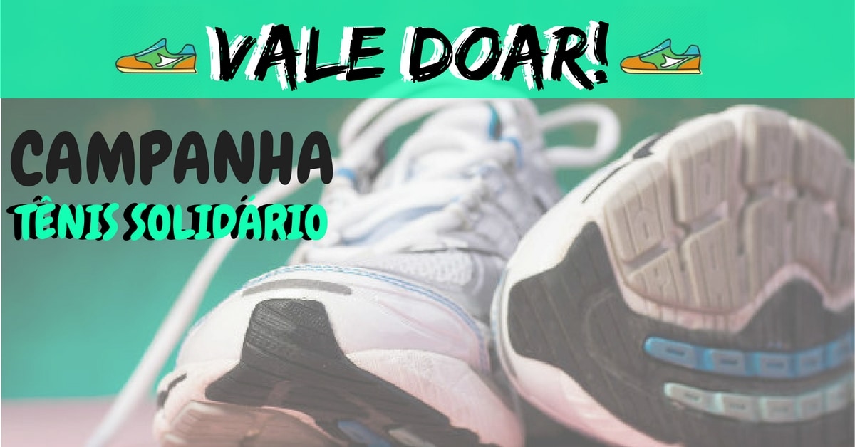 Faltam 5 dias para a Corrida Vale! Separe tênis para doar e leve na entrega dos kits