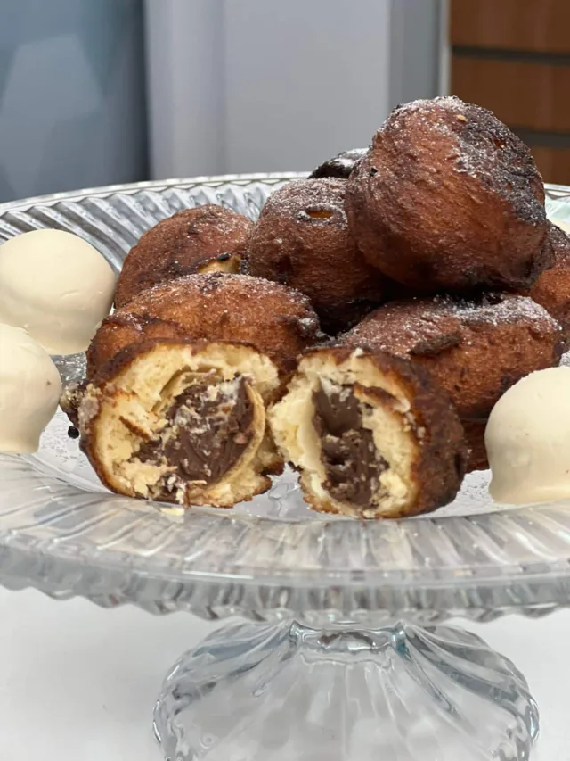 Receita que não tem erro: faça um bolinho de chuva recheado gostoso!